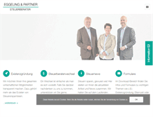 Tablet Screenshot of eggeling-partner.com
